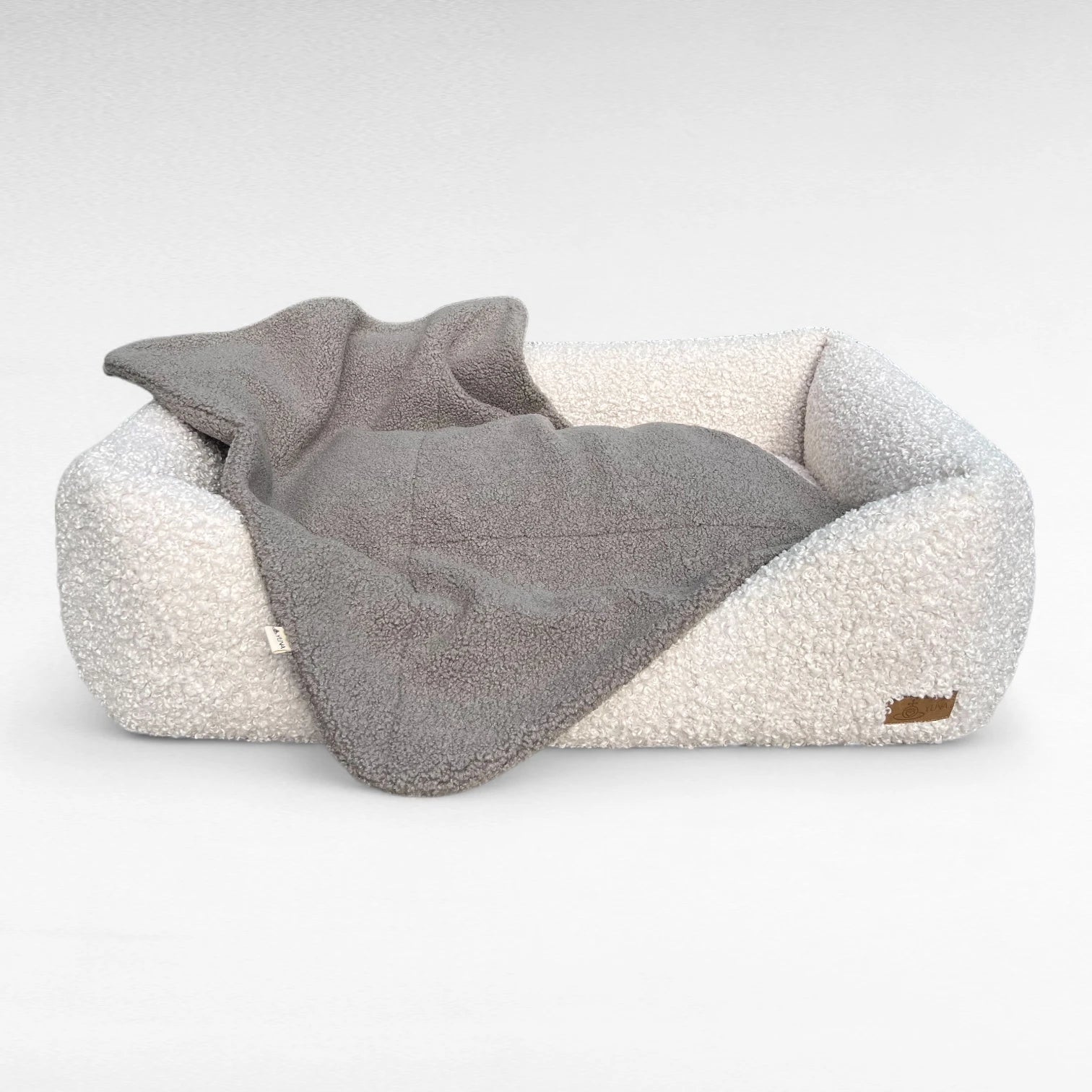 Hundebett Ema | Glamorous Curly Plush