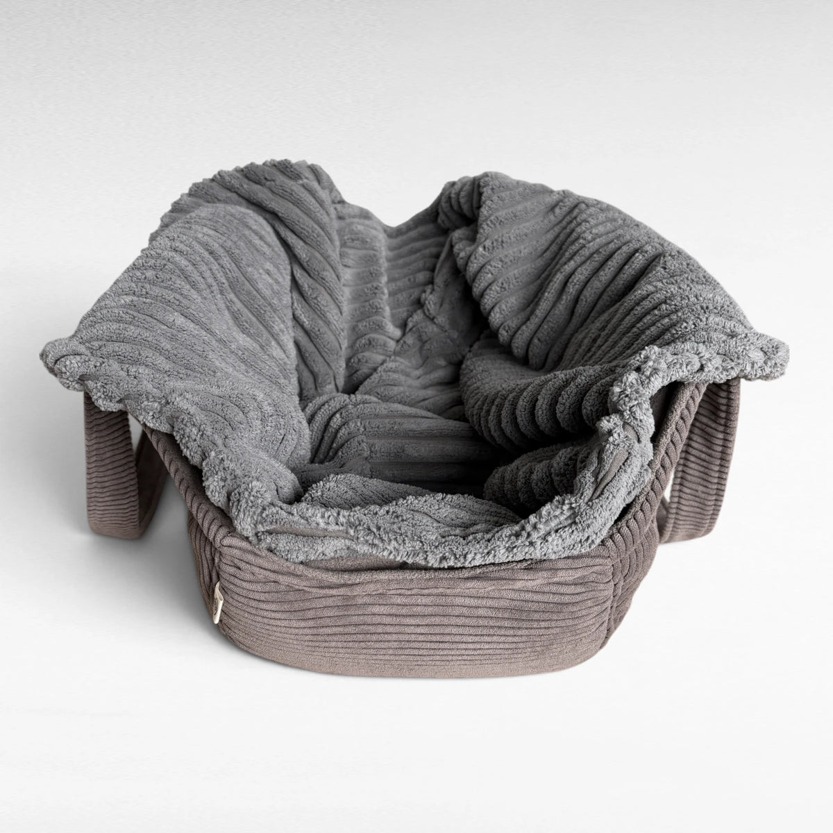 Hundeschlafsack Omo | Soft Maxi Cord | Grau