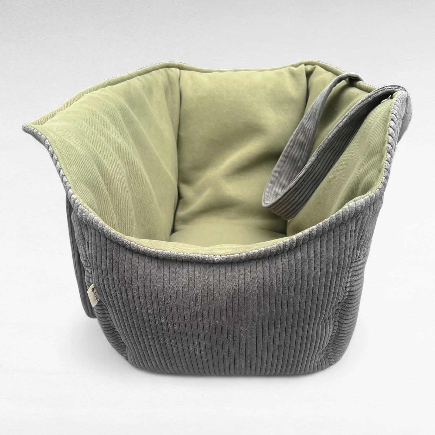 Perfect Match Set 3 | Hundetasche Hiro + Hundedecke Hina 70x50 | Grau