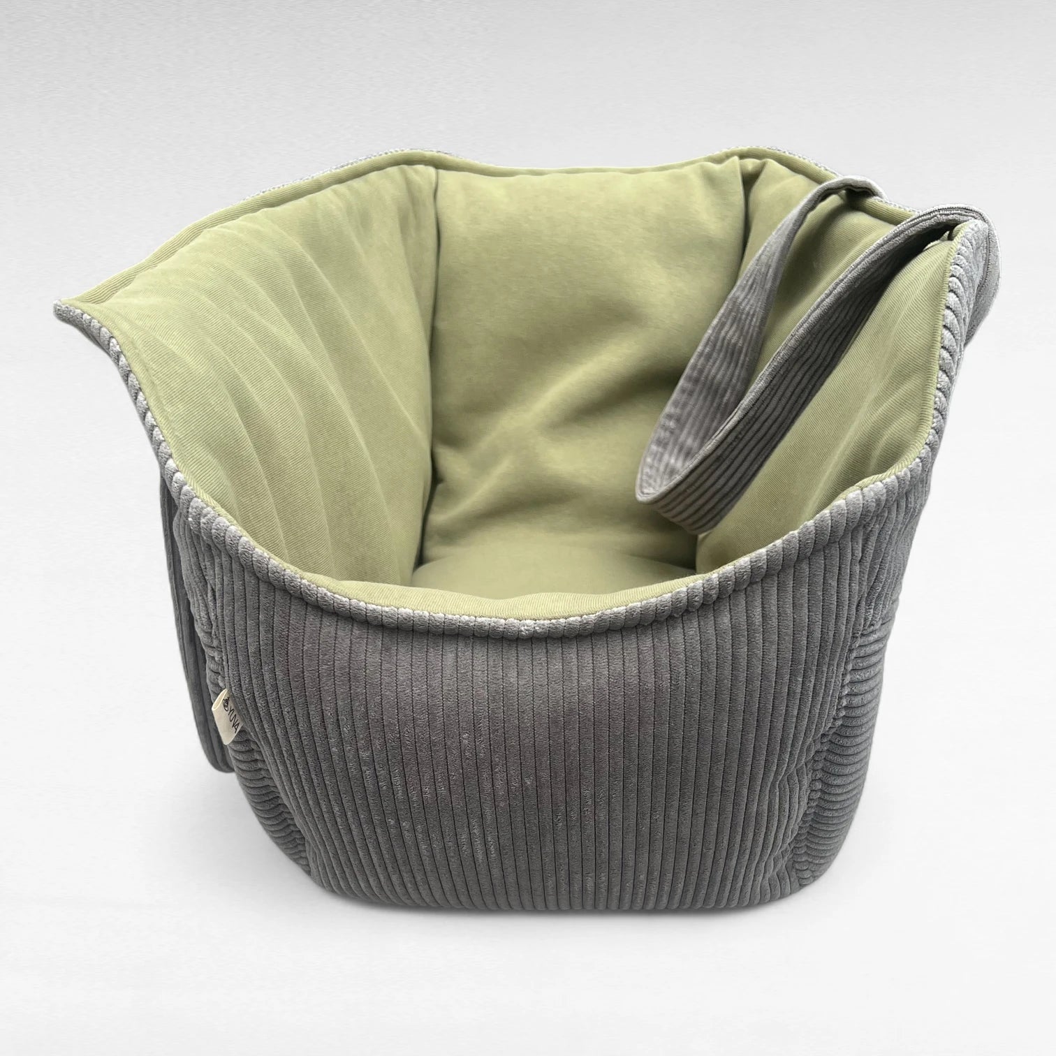 Perfect Match Set 3 | Hundetasche Hiro + Hundedecke Hina 70x50 | Grau