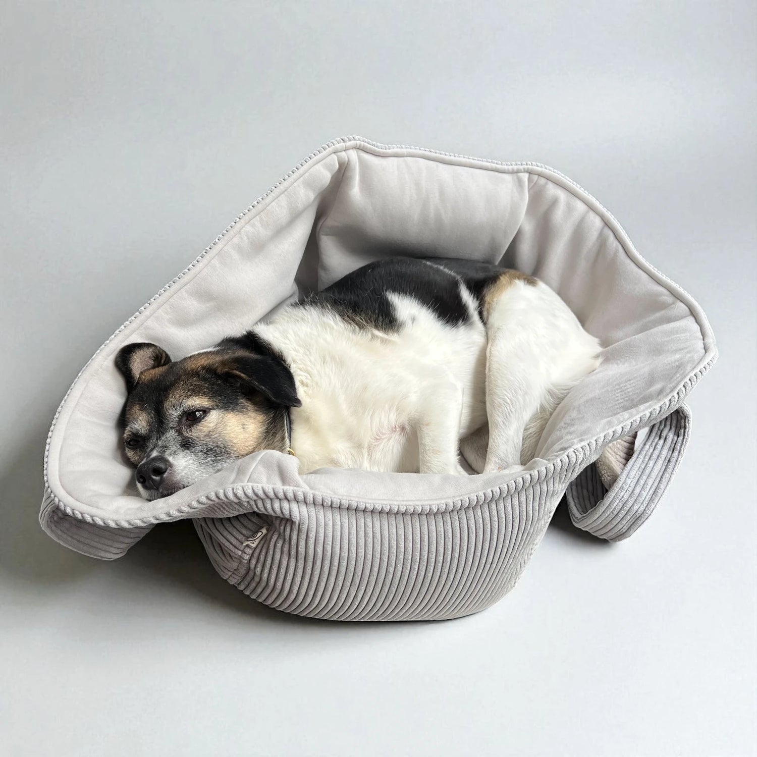 Perfect Match Set 3 | Hundetasche Hiro + Hundedecke Hina 70x50 | Grau