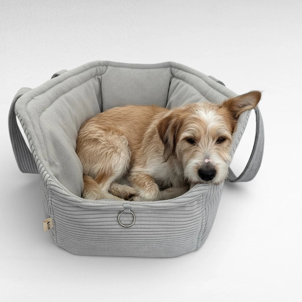 Hundetasche Hiro | bis ca. 9 kg | Hellgrau