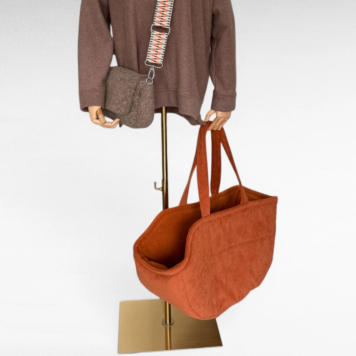 Hundetasche Hiori bis 9 kg | Cognac