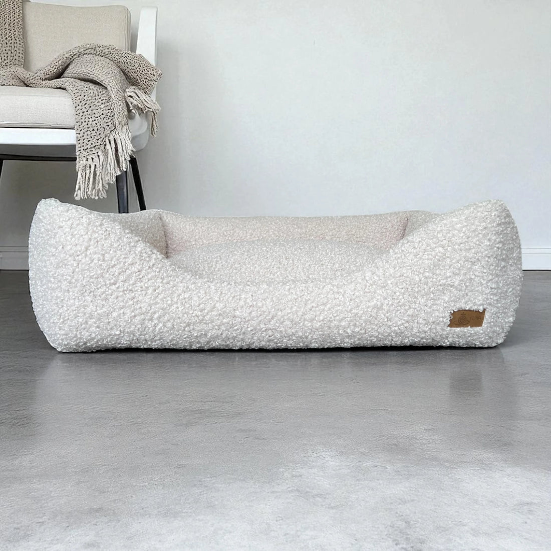 Hundebett Ema | Glamorous Curly Plush