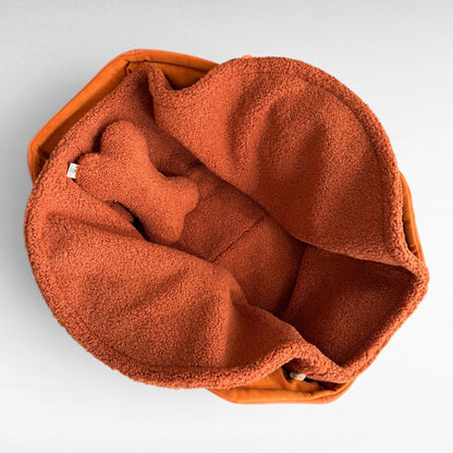 Limitiertes 3-teiliges Hundetaschen Set | Cognac
