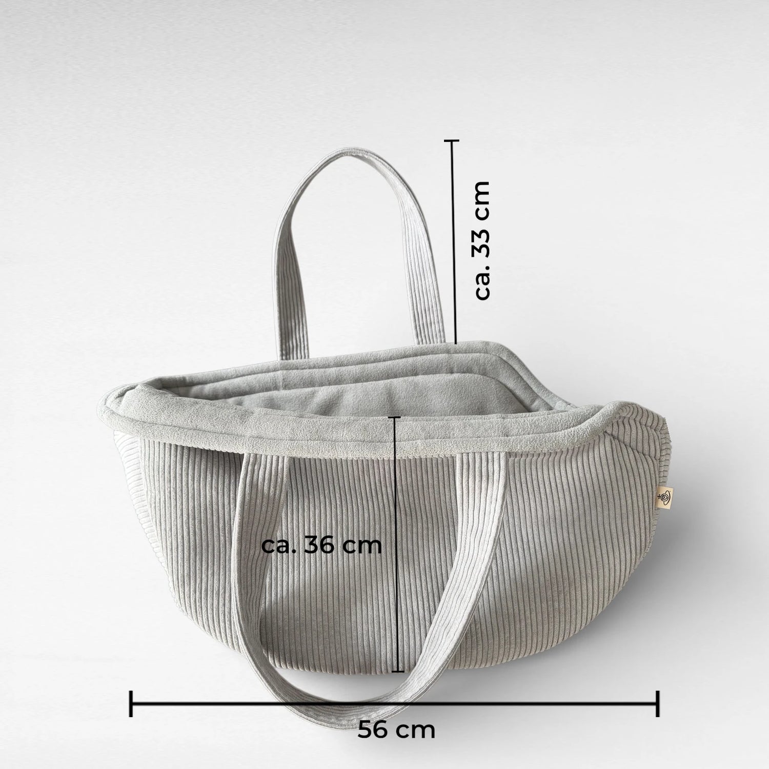 Hundetasche Hiro | bis ca. 9 kg | Hellgrau