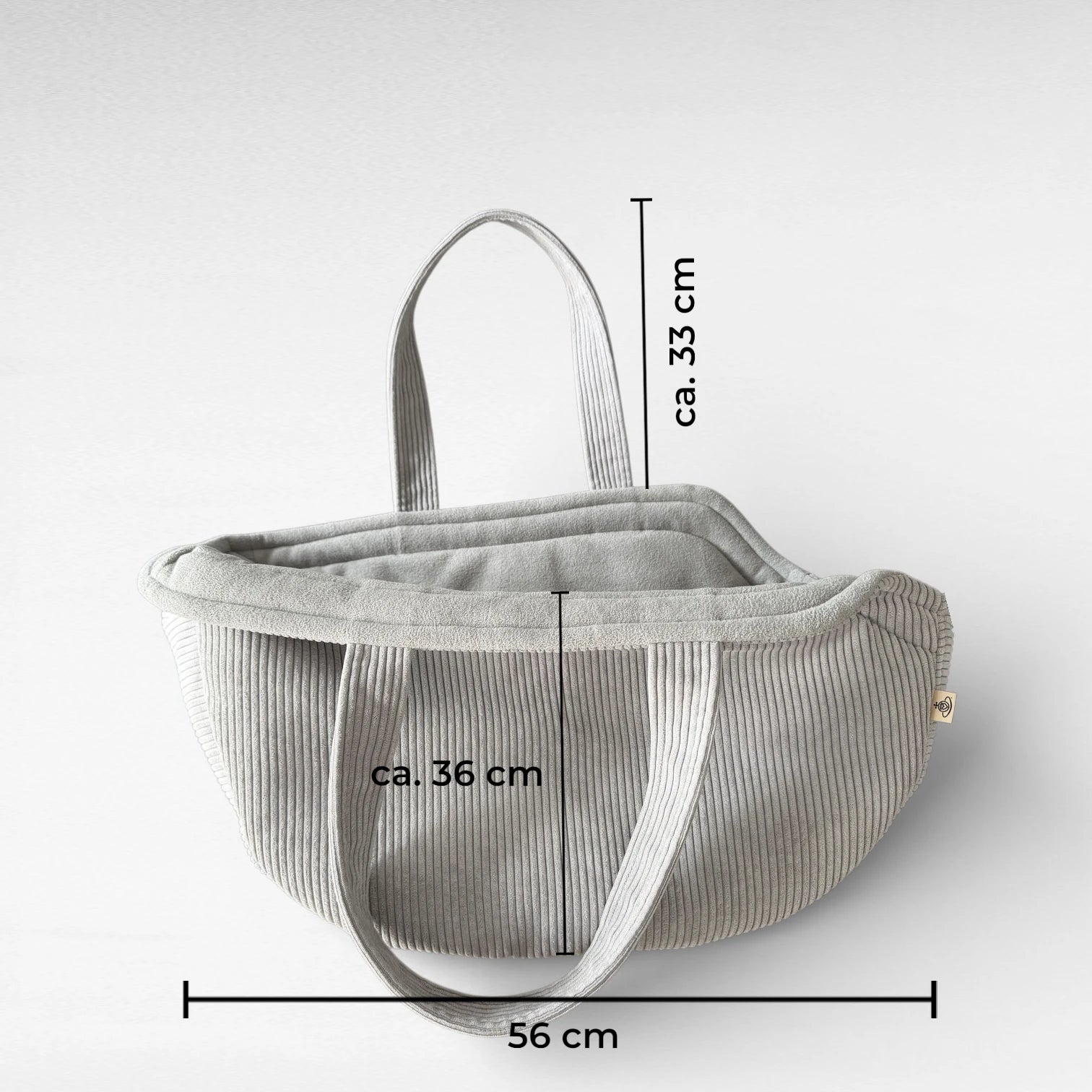 Hundetasche Hiro | bis ca. 9 kg | Hellgrau