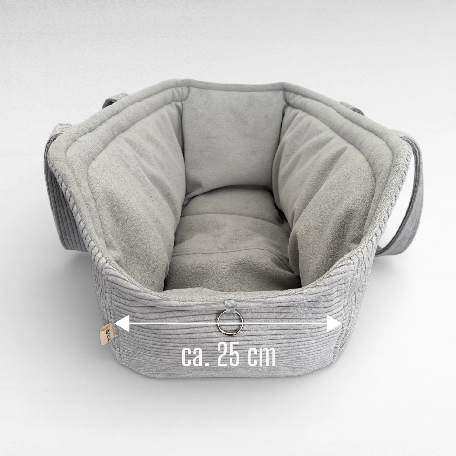 Hundetasche Hiro | bis ca. 9 kg | Hellgrau