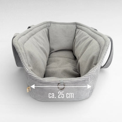 Hundetasche Hiro | bis ca. 9 kg | Hellgrau