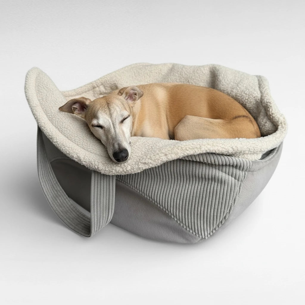 Hundetaschenkörbchen Oki | Taupe | S - L