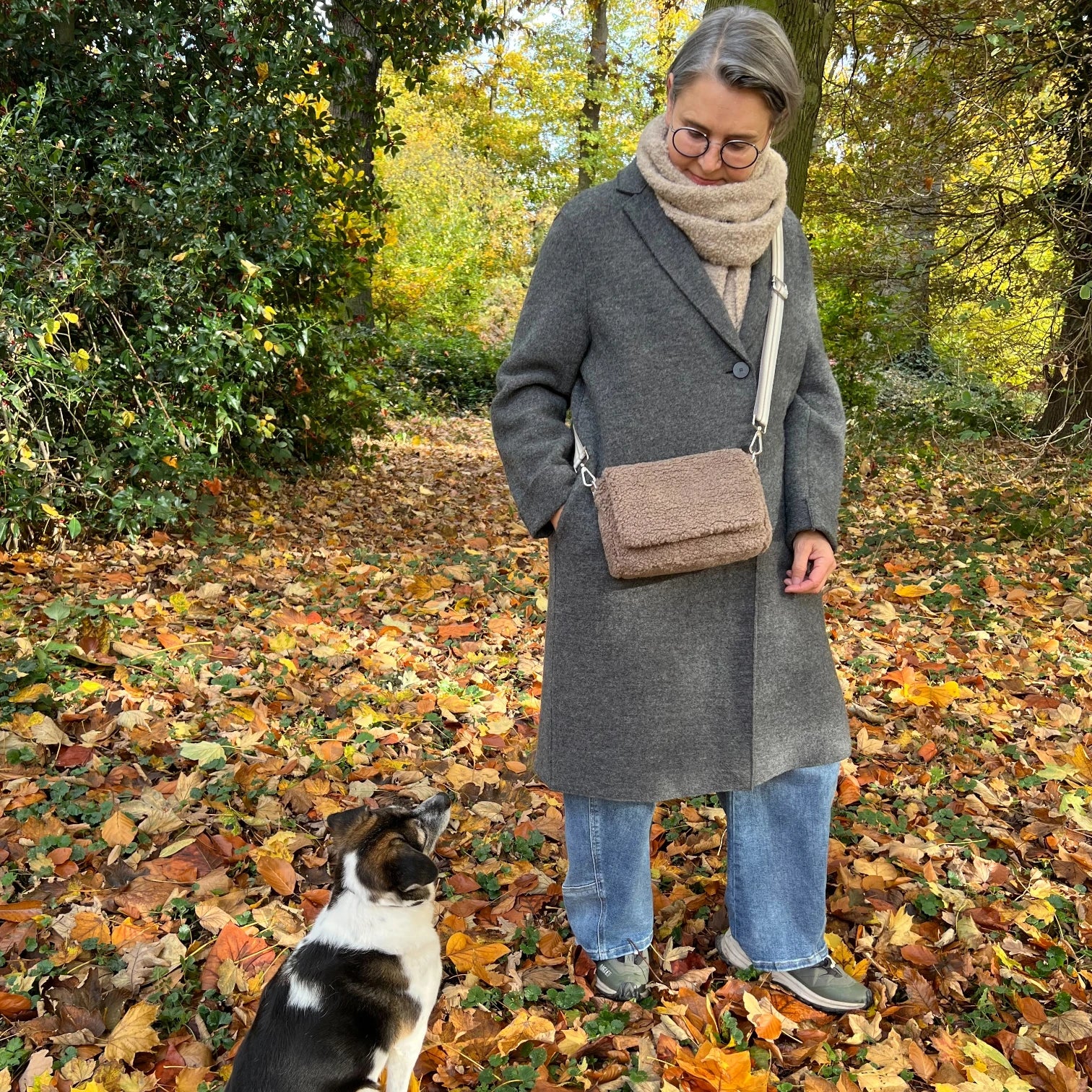 2 in 1 Tasche Miyu | Nordic Teddy | Braun