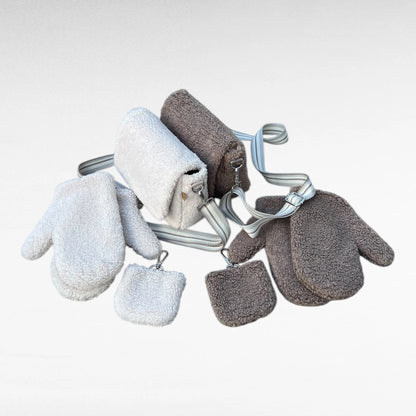 2 in 1 Tasche Miyu | Nordic Teddy | Beige
