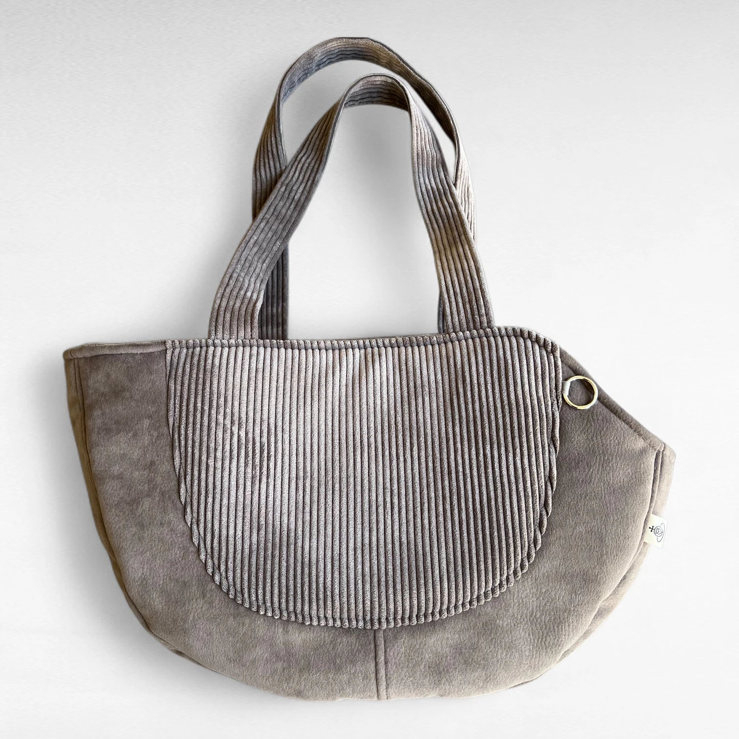 Hundetasche Mika | Hundetragetasche &amp; Körbchen bis 5 kg | Taupe