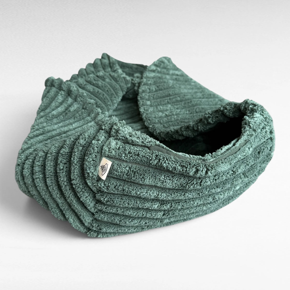 Hundeschlafsack Omo | Soft Maxi Cord | Dunkelgrün