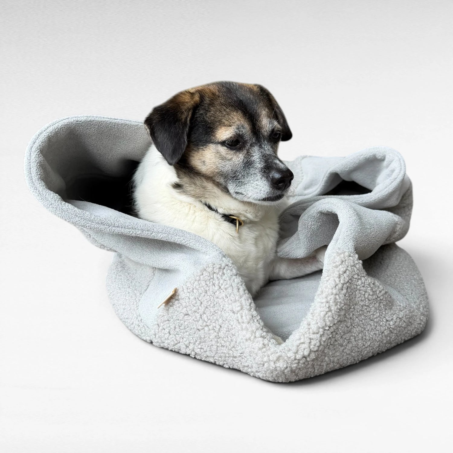 Set Oka & Ori | Hundetasche & Schlafsack Hellgrau | yuna-store – YUNA