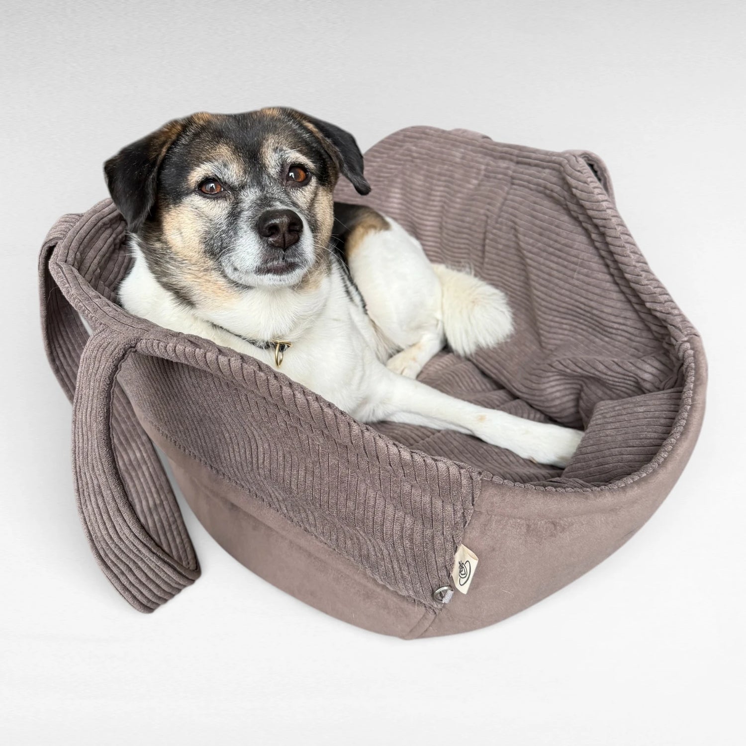 Hundetaschenkörbchen Oki | Taupe | S - L