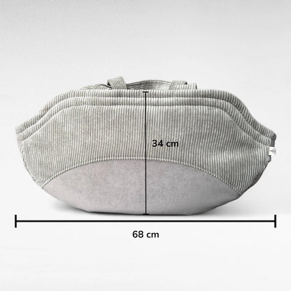 Hundetaschenkörbchen Oki | Taupe