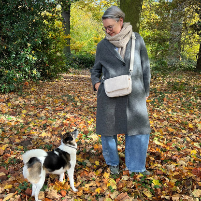 2 in 1 Tasche Miyu | Nordic Teddy | Beige