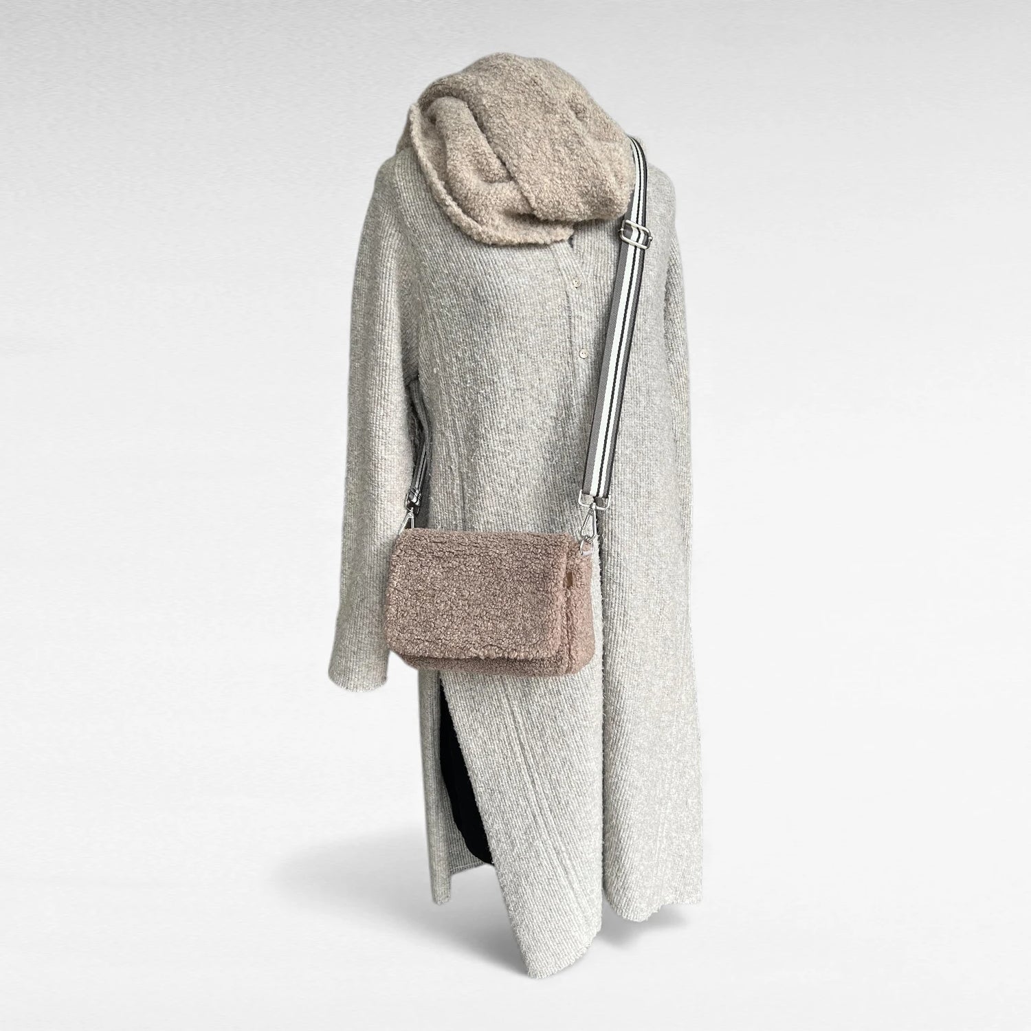 2 in 1 Tasche Miyu | Nordic Teddy | Braun