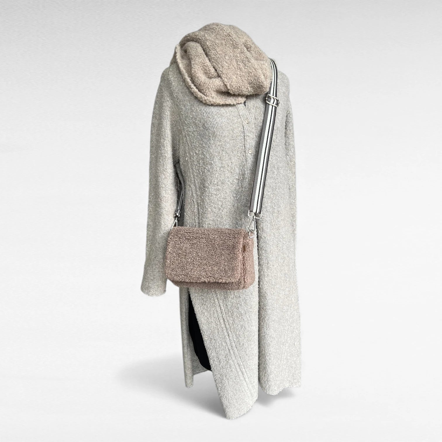 2 in 1 Tasche Miyu | Nordic Teddy | Braun